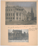 One of the destroyed buildings in Moscow.  Fot. Petr Otsup....Dni revoliutsii.  Sozhzhennie zdanie Litovskago zamka.