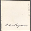Allen Kaprow