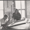 Joan Mitchell and Mike Goldberg at Tiber Press