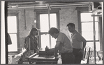 Joan Mitchell at Tiber Press with Floriano Vecchi and Richard Miller