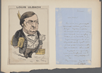 Louis Ulbach.  Letter written by Louis Ulbach