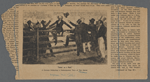 "Settin' on a rail." A cartoon reflecting a contemporary view of Van Buren.