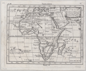 Africa secondo le ultime osservazioni dell'Academia Reale delle Scienze de Parigi