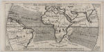 Representation du cours ordinaire des Vents de Traverse qui regnent le long des Cotes dans la mer Atlantique et celle des Indes