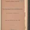 Cleveland, Akron & Columbus Railway Company. Annual report of the president and directors to the stockholders
