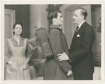 Lynn Fontanne, Montgomery Clift, and Alfred Lunt in the stage production of There Shall Be No Night