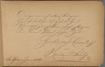 Koerner, Bertha Marie, Clemens governess. Album.
