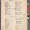 Notebook containing cast lists for The Big Show
