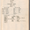 Book Pro-Tem, listing production numbers and cast lists in The Big Show