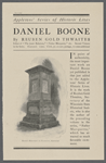 Boone's monument at Frankfort, Kentucky 