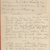 Fragment of six lines beginning "Sir Wm. Lockhart and the ladies of England..."