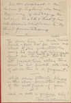 Fragment of six lines beginning "Sir Wm. Lockhart and the ladies of England..."