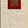 Howells, W. D., ALS to [Frederick A.] Duneka. Oct. 23, 1912.