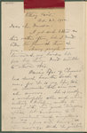 Howells, W. D., ALS to [Frederick A.] Duneka. Oct. 23, 1912.