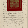 Howells, W. D., ALS to [Frederick A.] Duneka. Apr. 27, 1910.