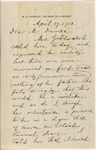 Howells, W. D., ALS to [Frederick A.] Duneka. Apr. 27, 1910.
