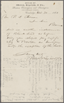 Welch, Bigelow & Co., ALS to HDT. Oct. 30, 1860.