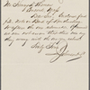 Johnson, L., & Co., MS letter to HDT. Mar. 22, 1861.