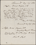 Welch, Bigelow & Co, draft ALS to. Jul. 27, 1860.