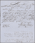 Tudor, Frederic (p.p. Field, Benjamin F.), letter to HDT, Feb. 12, 1861.
