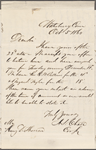 Chase, A. S., ALS to HDT. Oct. 5, 1860.