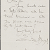Bangs, Edward, ALS to HDT. Jan. 9, 1860.