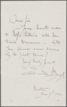 Bangs, Edward, ALS to HDT. Jan. 9, 1860.
