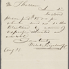 Welch, Bigelow & Co., ALS to HDT. Aug. 18, [1859].