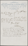 Allison, R., ALS to HDT. Jan. 9, 1860.