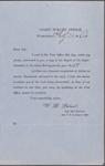 Palmer, W. R., Coast Survey Office, printed form letter HDT. Feb. 24, 1860.