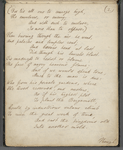 Commonplace book, Holograph