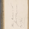 The Gilded Age. Holograph page.