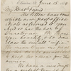 [Brown], [John], ALS to. Jun. 15, 1874.