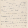 Stedman, [Edmund C.], ALS to. Jan. 15, 1885.