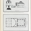 Düsseldorf, Synagoge in der Karlstadt, Entwurf 1787/89, Längsschnitt, Kat. 304; Grundriß, Kat. 300