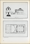 Düsseldorf, Synagoge in der Karlstadt, Entwurf 1787/89, Längsschnitt, Kat. 304; Grundriß, Kat. 300