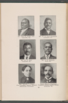Rev. John H. Perdue, D.D., Louisville, Ky. ; Rev. W. D. Page, Evangelist, Lexington, Ky. ; Rev. W. A. Scott, Louisville, Ky. ; Rev. J. W. Calamese, Paris, Ky. ; Mrs. Amanda V. Nelson, First President Baptist Women's Educational Convention ; Deacon Morgan Baughman, Treasurer Calvary Baptist Church, Louisville, Ky.