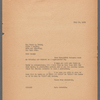 Replies by R. H. Burnside to congratulatory telegrams related to Here and There