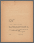 Replies by R. H. Burnside to congratulatory telegrams related to Here and There