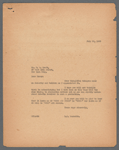 Replies by R. H. Burnside to congratulatory telegrams related to Here and There