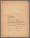 Replies by R. H. Burnside to congratulatory telegrams related to Here and There