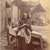 Old woman with cloth