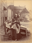 Old woman with cloth