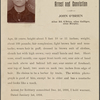 $25.00 reward, for the arrest and conviction of John O'Brien, alias Galliger, alias Murphy