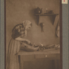 Woman in kitchen, Massachusetts