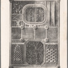 Mosaïque de passementeries et d'étoffes