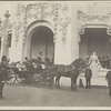 Horse and buggy carrying royal women