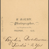 Lydia Buckman. "Birdie" 2 yrs. June 23, 1874