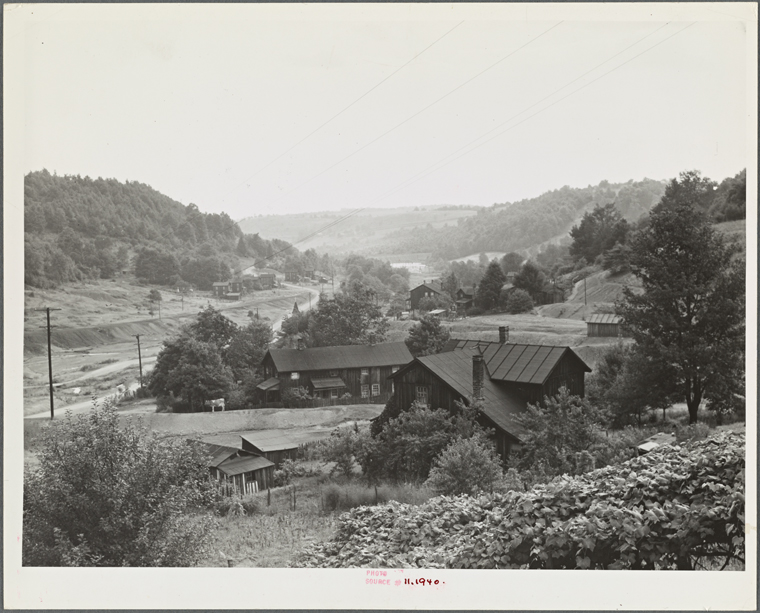 General view of Coal Hollow, Pennsylvania, about twelve miles south of