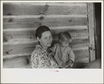 Wife and child of a tenant farmer in northern Greene County, Georgia
